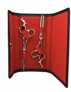 Set Ciseaux barber club professionnel - 6.0